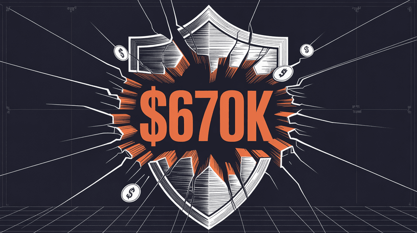 Data visualization comparing standard data breach costs versus Shadow AI breach costs showing significant premium